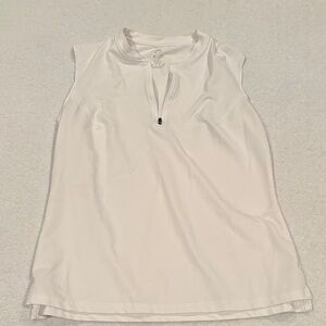 Elegant White Sleeveless Tank Top